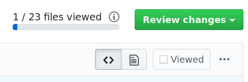 GitHub Viewed Changes